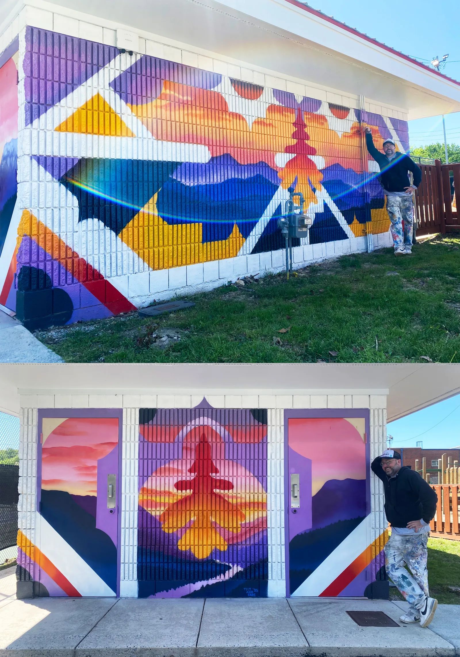 Appalachian Sunsets, two walls full view, Red Bank, Tennessee